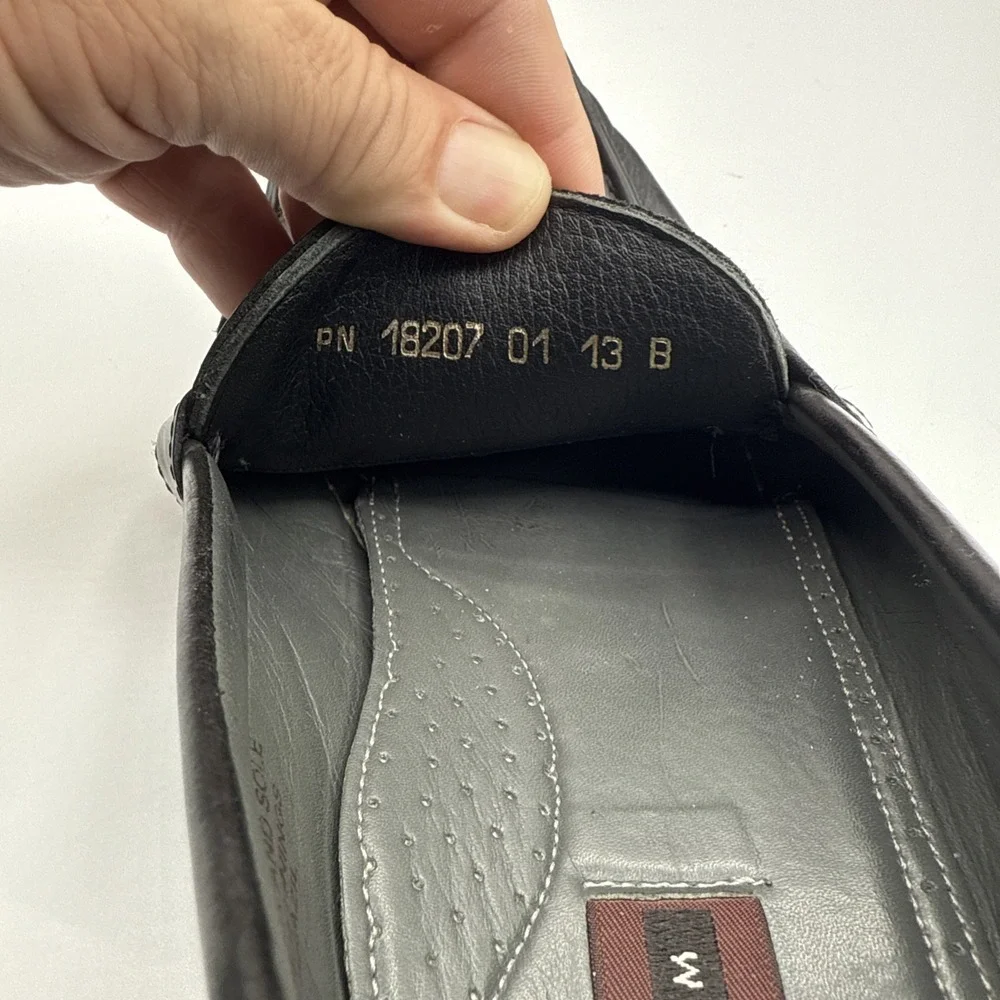 Florsheim 18207 Kiltie Tassel‎ Black Leather Dress Moc Loafers Mens Size 13  B